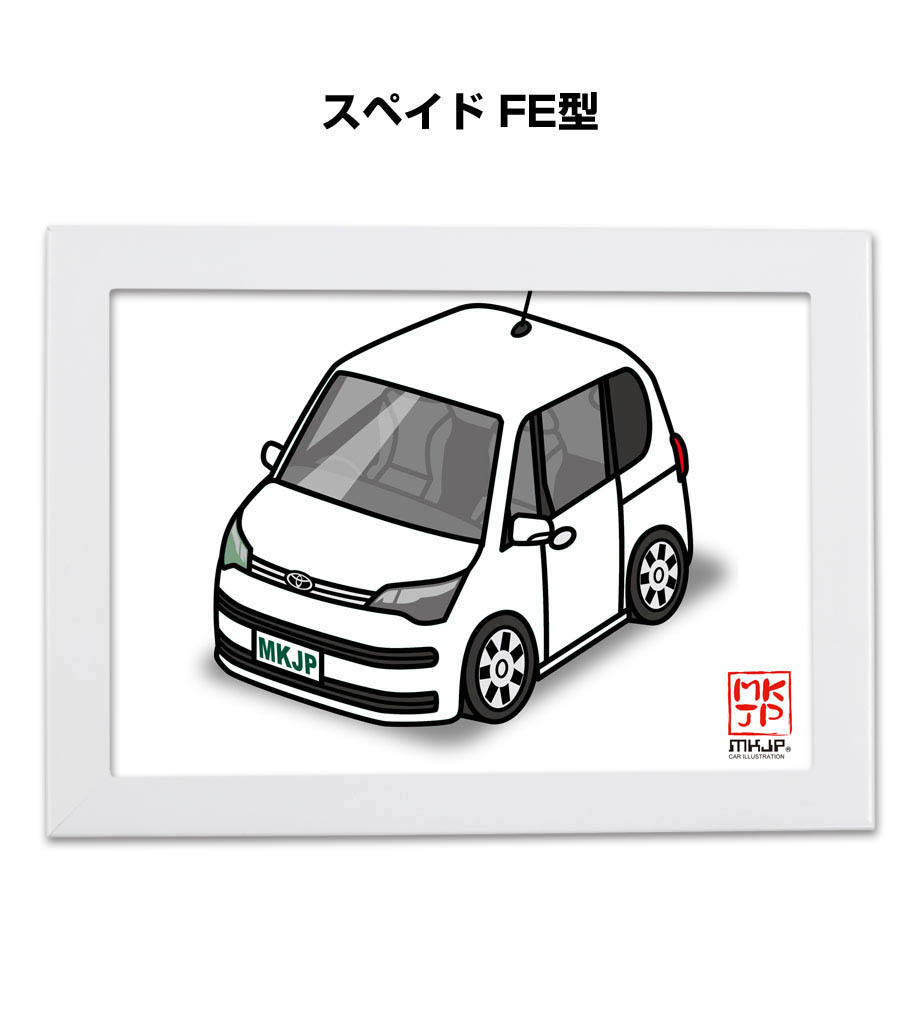 ■サイズ： イラスト寸法：210mm×148mm フレーム寸法：242mm×180mm ■材質： イラスト：半光沢紙 フレーム：木製（木端材）20mm幅 透明板：PETシート（0.4mm厚） 裏板・ス