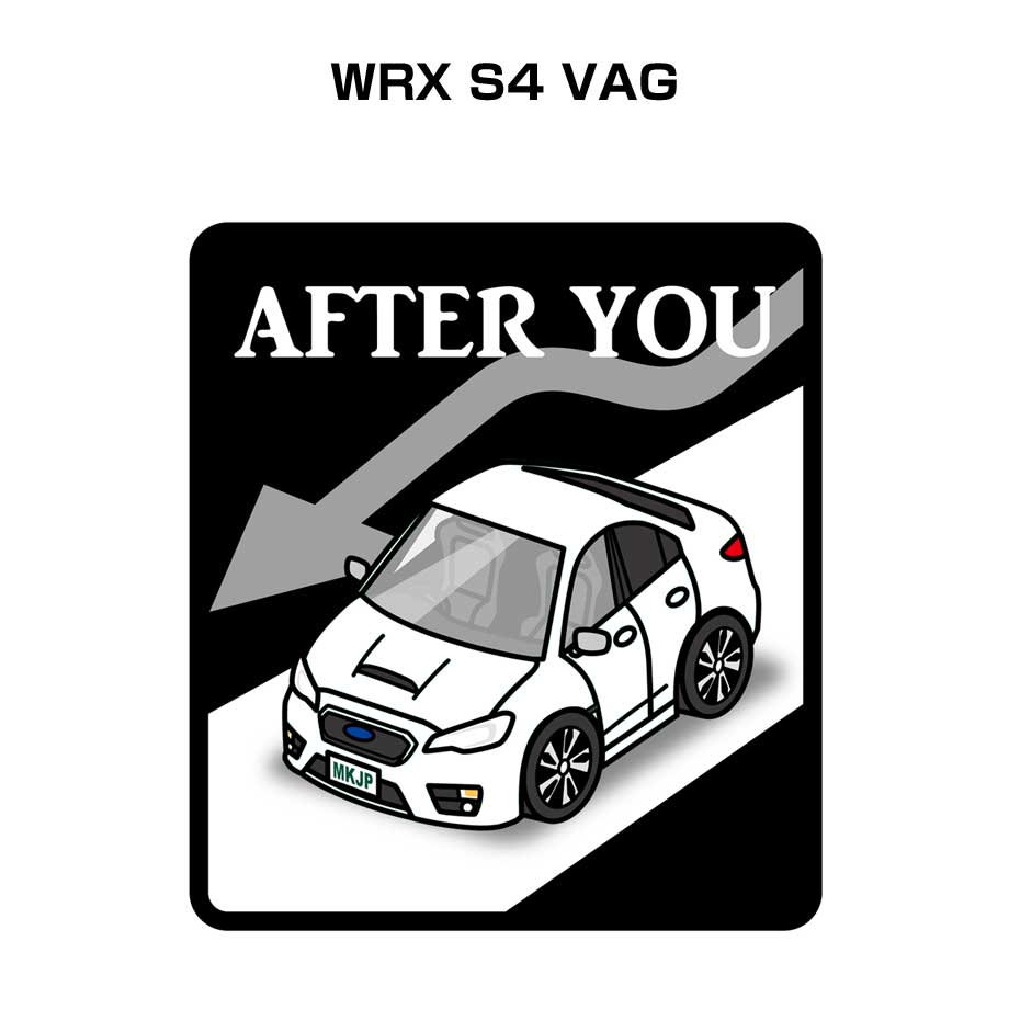 MKJP お先にどうぞステッカー 2枚入り スバル WRX S4 VAG 送料無料