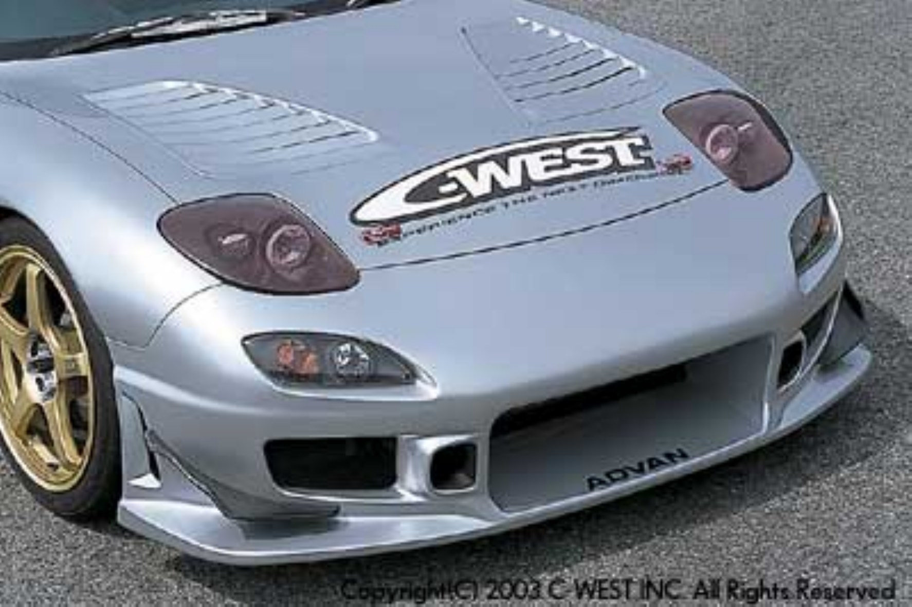 RX-7　C-WEST　フロントバンパー